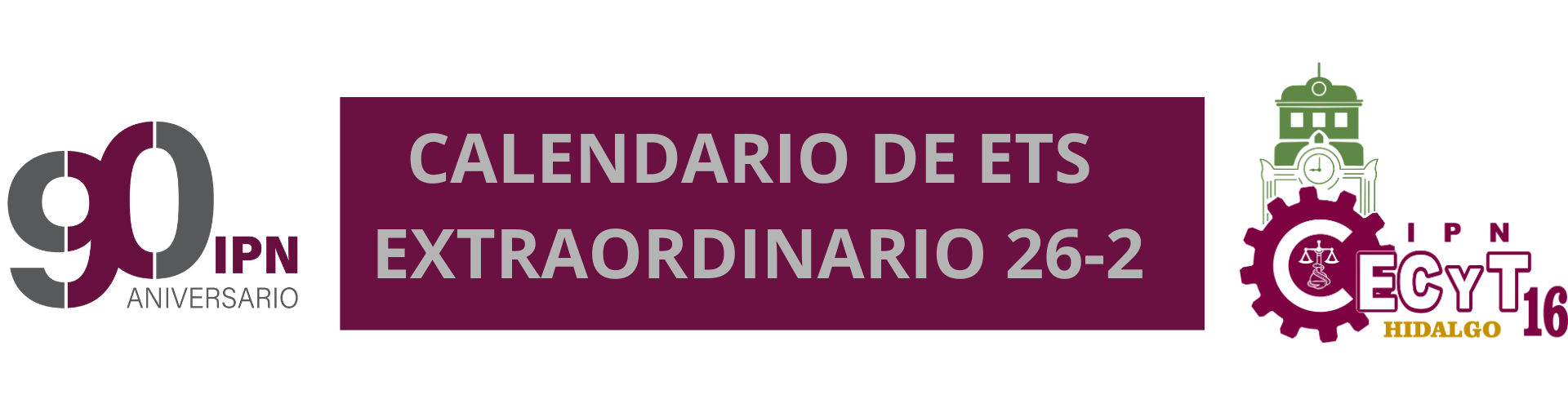 Calendario ETS extraordinario 26-2